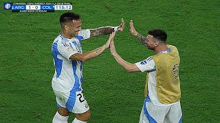 Argentina vs Colombia - Final Copa AMERICA 2024 - Cuando LAUTARO MARTINEZ Hizo Bicampeón a MESSI