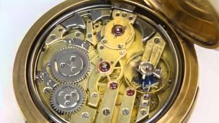 Pocket watch:  Minute repeater and 4-hammers-Carillon, so-called Westminster-Carillon