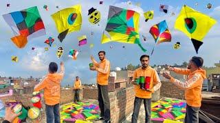 Lohri Vlog  Kite Flying  Kite Fighting Patang Ki Video  Kites Vlog