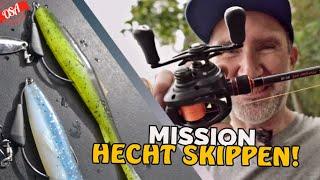 SKIPPE einen HECHT a la Johannes Dietel! Das ERSTE MAL Baitcast Angeln! OSA in Mission