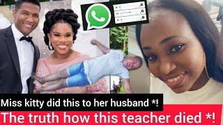 breaking news teacher died painfully*miss kitty got diss up wicked *lady steel 2.6 million