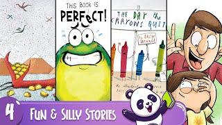 4 Fun Stories | Compilation | Dragons Love Tacos, Book is Perfect, Day The Crayons Quit, Punny Dad