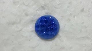 Lampwork Glass Cabochon, Off-Mandrel