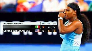 2 Times Serena Williams Fought Back After Got Bageled In First Set | SERENA WILLIAMS FANS