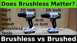 Hart Brushed Drill vs Hart Brushless Drill