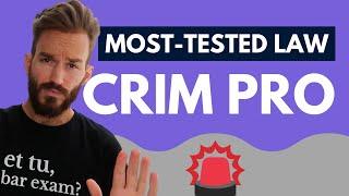 Criminal Procedure Bar Review: Most Tested Areas of Law on the Bar Exam [BAR BLITZ PREVIEW]