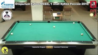 Seroshtan Andrey vs Sokolov Stanislav Cup of Russia 1-st 2019