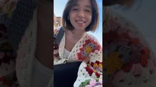 Как вам кардиган?  #crochet #крючком #вяжу