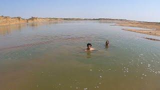 Chambal River | चंबल नदी | Scary bath in Chambal River