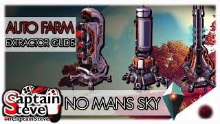No Man's Sky Origins Beginners Guide How To Extract Gas & Minerals Automated Farm Captain Steve NMS