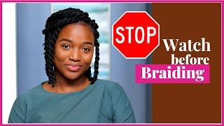 How to GROW NATURAL HAIR with BRAIDS | The correct way | ItsAbeeyola