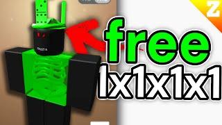 How To Become 1X1X1X1 in Roblox For FREE!