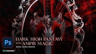 YA Dark High Fantasy Book Cover Design for Self-published Authors | Photoshop Speed Art