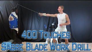 Fencing Blade Drills You Can Practice At Home - 400 Touches Saber Drill