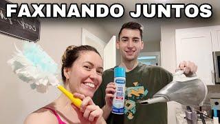 FAXINANDO O APARTAMENTO JUNTOS ️
