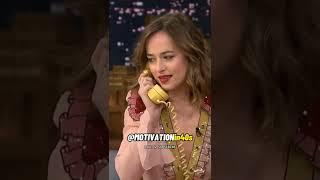 Dakota Johnson playing the acting game with Jimmy Fallon #shorts #dakotajohnson