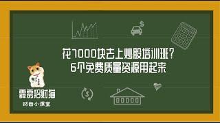 6个免费的高质量资源帮助小白学炒股