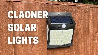 Claoner Solar Motion Sensor Security & Garden Lights - Reviewed