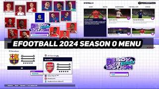 PES 2017 NEW Graphic Menu eFootBall 2024 Season 0