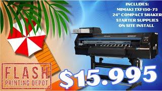 MIMAKI TXF-150 DTF PRINTER SUMMER SALE! ONLY WHILE SUPPLIES LAST