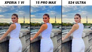 Sony Xperia 1 VI VS Samsung S24 Ultra VS iPhone 15 Pro Max Camera Test Comparison