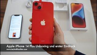 Apple iPhone 14 Plus Unboxing und erster Eindruck