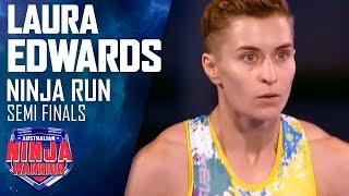 Ninja run: Laura Edwards (Semi Final) | Australian Ninja Warrior 2018