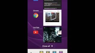 Sony Xperia Z3 multitasking