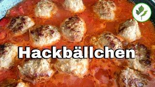 Hackbällchen in Paprika- Tomatensoße mit Reis  Perfekt als Kinderessen