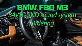 Ordering the Bavsound sound system for my BMW