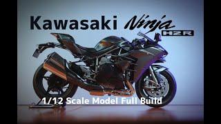 Tamiya 1/12 Kawasaki Ninja H2R Scale Model Building【カワサキ Ninja H2R】