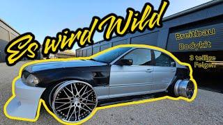 Nightchild e46 Breitbau mit Jdm Bodykit und 3 teilige Felgen