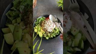 Ep:13 of Healthy Lunch/Dinner ️ | Vegan Nourish Bowl  | Quinoa Salad  #shorts