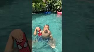 Danila helped to get things from the bottom of the pool  #funny #social #tiktok