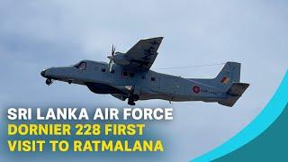 Sri Lanka Air Force Dornier 228 at Ratmalana for the first time