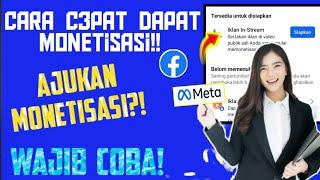 Cara Cepat Monetisasi Facebook 2024 | Cara Daftar Monetisasi Facebook Terbaru