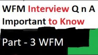 WFM Interview Q n A || Part - 3 || Call Center Management