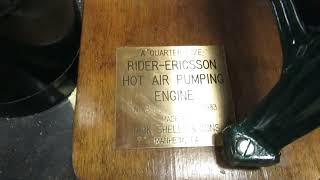 Dick Shelly #3 Rider Ericsson One Quarter Scale Hot Air Pumping Engine