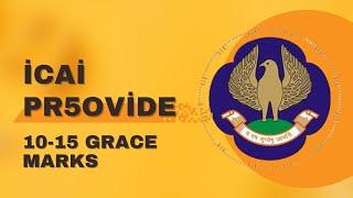 icai provide 10-15 grace marks for ca foundation and inter sep 2024 students