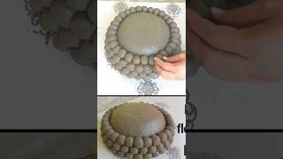 diy cement pot #shorts #shortvideo