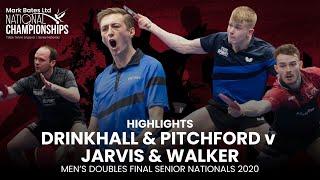 2020 Men's Doubles Final Highlights - Paul Drinkhall/Liam Pitchford vs Tom Jarvis/Sam Walker