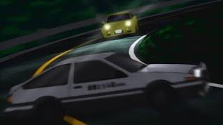 Initial D- AE86 vs FD First Race scene