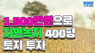 [서산시 태안읍] 토지 투자 초보자에게 추천드립니다! 1,500만원으로 자연녹지 400평 토지 투자