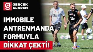 Beşiktaş'ın Yıldız Transferi Ciro Immobile İlk Antrenmanına Çıktı! Fiziğiyle Dikkatleri Çekti!