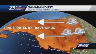 First big plume of Saharan Dust is on the way