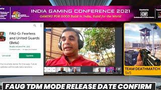 Faug game tdm mode release date official confirmed | faug game new update | TOPNTOPTECH