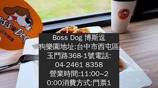 【台中西屯】BossDog博斯逗狗樂園-貨櫃寵物餐廳.店狗KingKuma.500坪草地區.遊樂設施.游泳池.毛小孩自助洗澡區及主人盥洗室.中科商圈.途兒咖啡隔壁.近楓康超市