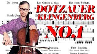 Best Cello Method for Adult Beginners | Dotzauer - Klingenberg Easy Exercise No.1