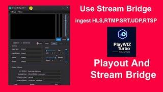 How to PlayWIZ Turbo Playout STREAM INGEST |Tamil|tutorials