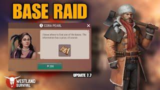 Raiding Another Player Base in Westland Survival after Update 7.7